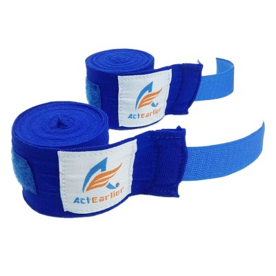 ActEarlier Mexican Style 2Pcs Boxing Cotton Bandage Sanda Muay Thai MMA Taekwondo Hand Wraps Strap 180" x  2"