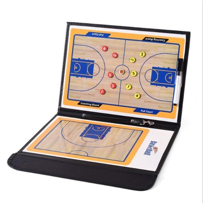 Actearlier New Basketball Coaching Board Coaches Clipboard Tactical Magnetic Board Kit with Dry Erase, Marker Pen with zipper