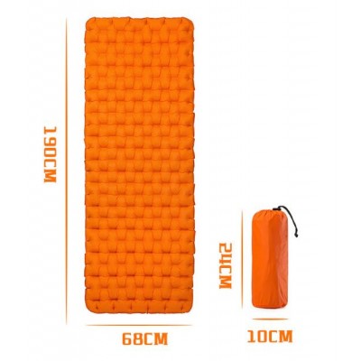 ActEarlier New Arrival inflatable sleeping pad portable light weight sleeping mattress for camping and  hiking