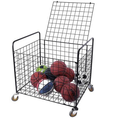 Actearlier Sports ball cart portable Lockable Ball Storage Locker soccer basketball