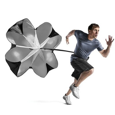 Running Speed Chute Resistance Parachute 56 inch Running Umbrella Training Sprint Power Soccer Trainer for Runner Football