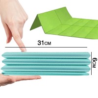 Professional PVC Foldable Folding Thick Yoga Mat for Yoga Fitness Pilates Floor Workouts Travel Exercise Mat with bag