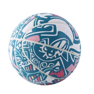 ActEarlier 29.5 inch regulation size 7 composite leather PU limited  Tie Dye Basketball ball custom for training indoor/outdoor